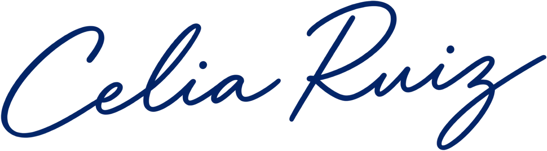 Firma de Celia Ruiz